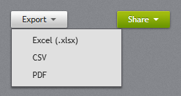 DropDownButton with its menu open