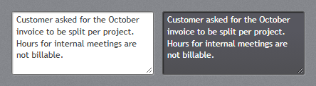 Multi-line text boxes